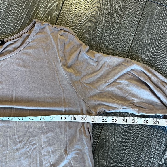 ANNABELLE Super Soft Maxi Dress | Plus Size 3X | 3/4 Sleeves, Pockets, Hi-Lo Hem - Picture 4 of 11